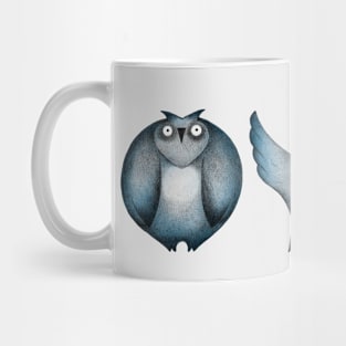 Alphabet Yoga Owl Mug